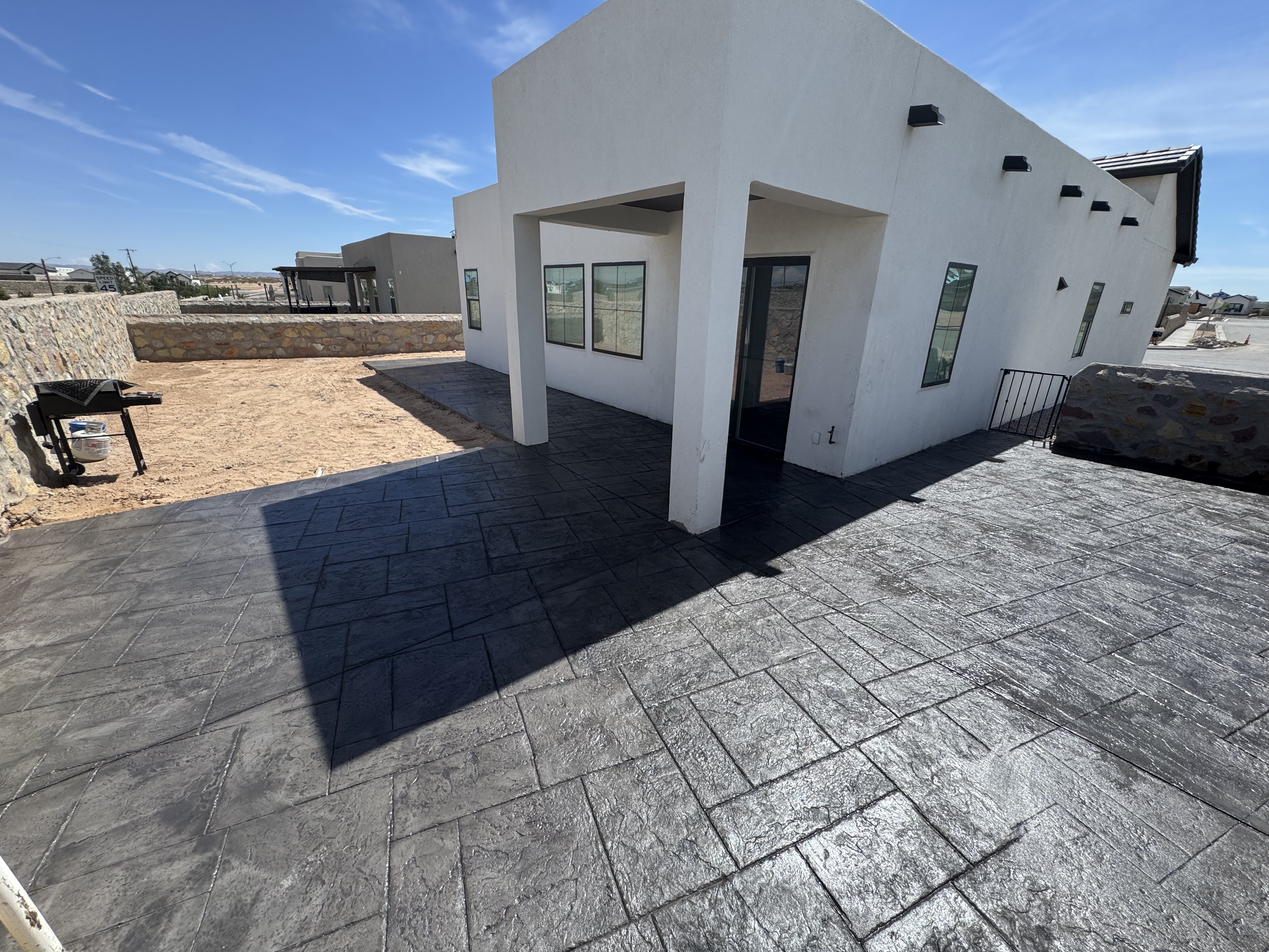 Stamped Concrete Patio